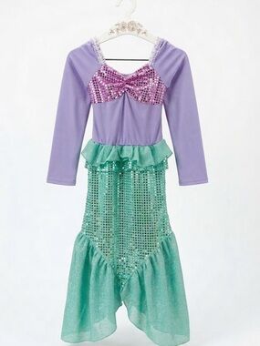 California costume Mermaid Costume Dress for Kids XS